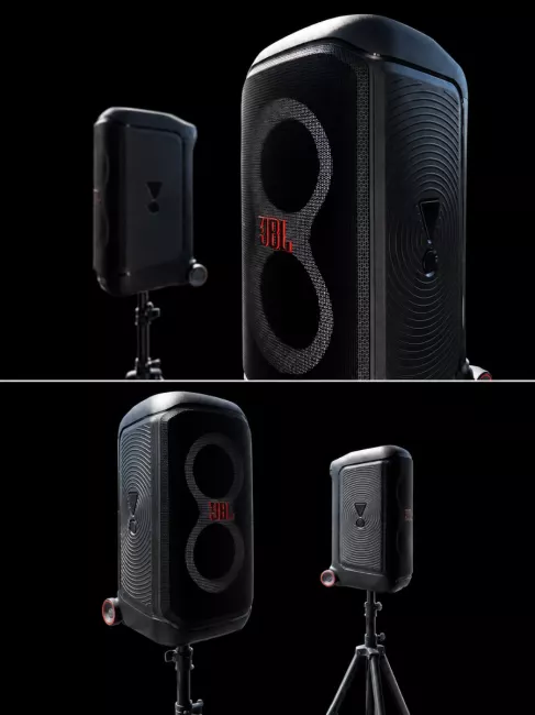 JBL PartyBox 320 aus verschiedenen Winkeln